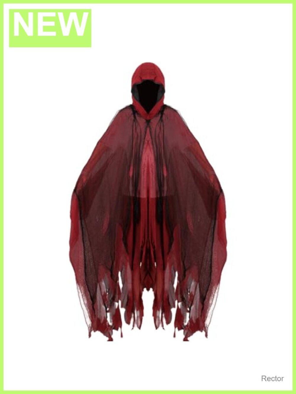Hooded Cloak Tattered Robe Medieval Wizard Death Cape Cosplay Costume